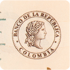 Logo billetes del Banco de la República