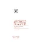 Portada Informe Especial de Estabilidad Financiera