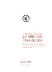 Portada Informe Especial de Estabilidad Financiera