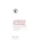 Portada Informe Especial de Estabilidad Financiera