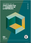 Portada del Informe de la Junta Directiva al Congreso de la República de marzo de 2020