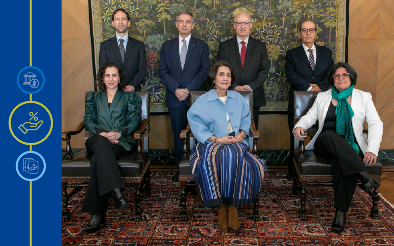 Photograph of the Board of Directors of Banco de la República